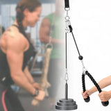 8 Pcs Pulley System Cable Attachment Pull Down Machine DIY Home Gym Workout Kit