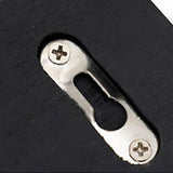 Rustic Wall Mounted Mail and Key Holder Organizer with Hooks for Entryway Black
