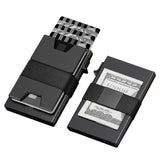 RFID Blocking Card Holder for Men Minimalist Metal Pop Up Wallet