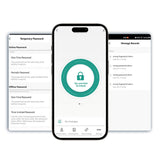 Fingerprint Door Lock APP/Biometric/Passcode/Key Entry Lock Smart Bluetooth Door Knob Handle for Home Room Silver