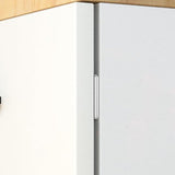 4 Pack Magnetized Cabinet Catch Thin Door Latch Hardware for Closet Kitchen