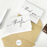40PCS Thank You Cards with 40 Envelopes and 42 Stickers for Weddings Graduation
