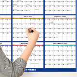 2027 Dry Erase Wall Calendar Double Sided Planner 88x59cm