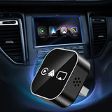4 in 1 Wireless CarPlay Adapter for CarPlay Android Auto Mirroring Black