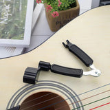 2Pcs 3 in 1 Guitar String Winder Cutter Bridge Pin Puller - All in One Guitar Tool