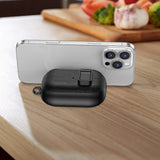 Protective Case Compatible With AirPods Pro 3 2025 Shockproof Cover with Keychain Hook Black