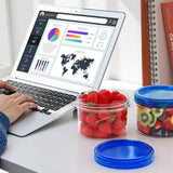 6PCS 500ml Food Storage Containers – Reusable Meal Prep Boxes Microwave & Freezer Safe