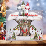 24 Days Christmas Plush Gnome Advent Calendar Xmas Countdown Calendar with Collectible Gnome Dolls