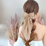 3-Piece Large Bow Ribbon Hair Clip Set for Women and Girls – Fashion Hair Accessories