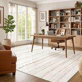 Bohemian Rug Soft Machine Washable for Bedroom Under Dining Table Home Office Beige