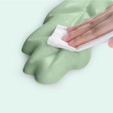 Leaf Shape Keyboard Wrist Rest Pad Set PU Leather Memory Foam Wrist Support Cushion