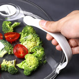 Transparent PC Microwave Cover with Handle for Plate Bowl Splatter