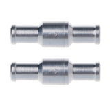 2 PCS One Way Non Return Check Valve for Fuel Petrol Diesel Medium