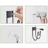 Garden Hose Holder Wall Mount Metal Water Hose Hanger for Outside Durable Hook for Garden