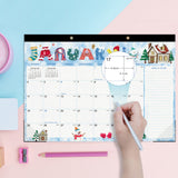 18-Month Desk Calendar (Jan 2026 – June 2027) with Corner Protectors for Office Style 1