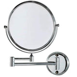 3X Magnifier Extendable Wall-Mounted Makeup Mirror Double-Sided Bathroom Mirror