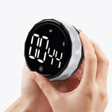 Digital Display Kitchen Timer Countdown Countup Cooking Alarm White