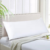 Cotton Long Soft Breathable Protector Cover Pillowcases White