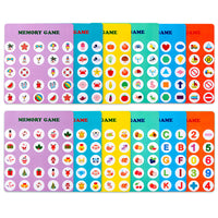 Matching Memory Game Set Travel Camping Board Game Toys for Families Friends
