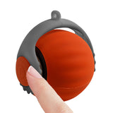 2-Mode Automatic Moving Ball Toy for Cats USB Rechargeable Interactive Cat Toy Orange