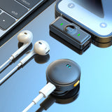 Wireless Lapel Microphone Lavalier Magnetic Mount Mic for Vlog Video Recording Streaming Lightning Interface Style
