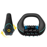 Electric Handheld Rolling Massager with 6 Rotating Rollers 3 Speeds Rechargeable