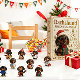 2026 Dachshund Christmas Advent Calendar 24 Day Countdown Adults