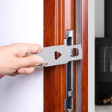 Portable Door Lock Travel Security Device Red