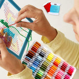 108 Color Friendship Bracelet String Kit with Tools Embroidery Floss Set