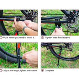 Adjustable Rear Kick Bike Stand Prop Side Bicycle Mountain Bike Stand