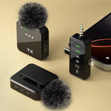 Wireless Lavalier Microphone Set Plug and Play Mic for Vlogging Podcasting Live Streaming