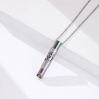Yoga Symbol Mindful Breathing Necklace Calming Necklace Meditation Necklace Mix-Colour