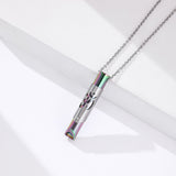 Yoga Symbol Mindful Breathing Necklace Calming Necklace Meditation Necklace Mix-Colour