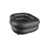 Inflatable Shampoo Basin Portable Hair Washing Tub for Haircut Dye Hair Wash Black