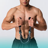 Adjustable Twister Arm Exerciser Spring Workout Bar Exercise Strengthener Home Fitness Equipment