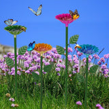 4PCS Bee Watering Station Metal Bee Water Feeder Colorful Bee Bath Bowl For Outdoor