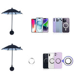 Universal Phone Umbrell for Beach Pool Accessories Travel Vacation Essentials Black