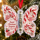 4 PCS Acrylic Christmas Cash Gift Ornaments with Money Holder Slots