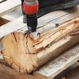 Wood Splitter Drill Bit Set Firewood Splitting Cone with 4 Extension Rods for Electric Drill