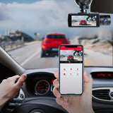 Dash Cam with WiFi – Front  Rear & Interior Recording with Night Vision