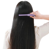 Portable Hair Straightener Comb Rechargeable Mini Hair Straightener Purple