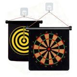 Magnetized Roll Up Dartboard Set with 12 Darts Indoor Outdoor Game Gift L