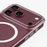 Camera Lens Protector Aluminum Hollow for iPhone 18 Pro Max 18 Pro Wine Red