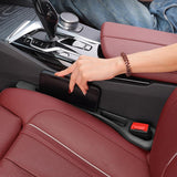 Universal 2PCS Auto Seat Gap Filler Organizer with Storage Slot