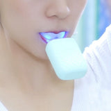 U-Shaped Automatic Electric Toothbrush – With Built-In Sanitizing Cup White