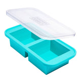 Silicone Freezer Tray with Lid Food Molds for Soup Sauce Broth Leftovers Style1