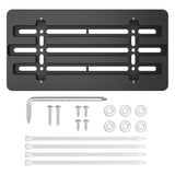 Universal License Plate Bracket Holder Front License Plate Mounting Kit for Cars and Trucks