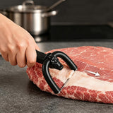 Handheld Fat Trimmer and Meat Cutter Bull Shape for Kitchen BBQ