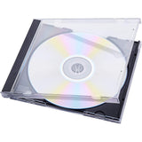 10 Pack Clear CD Jewel Cases for Disc Storage and Organization