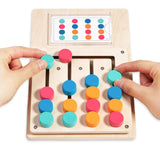Color Matching Puzzle Toys Montessori Brain Teasers Board Game